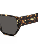 Isabel Marant | Flat Framed Square Sunglasses in Havana