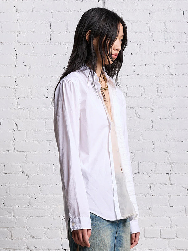 R13 | Foldout Shirt in White