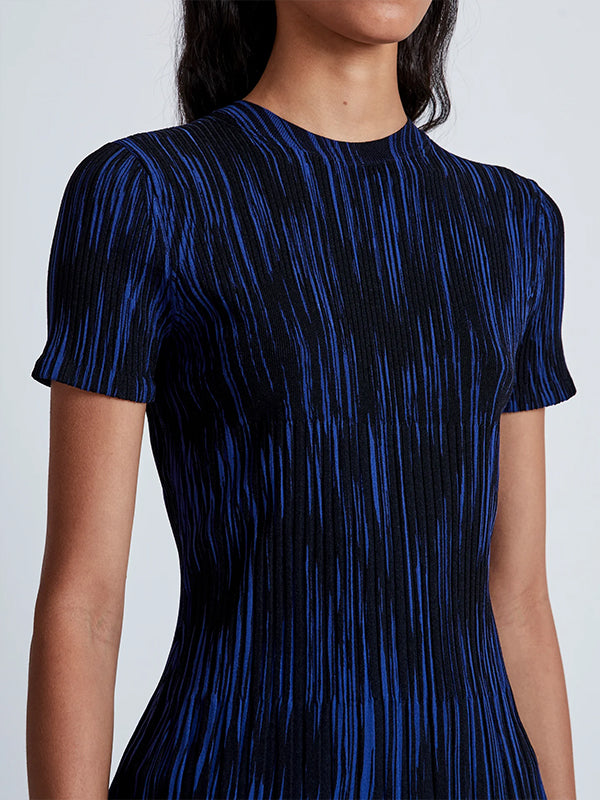 PROENZA SCHOULER WHITE LABEL | Foster Knit Top in Navy/Black