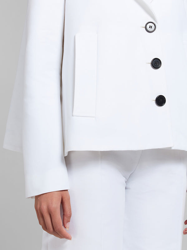 Marni | A-Line Cady Jacket in White