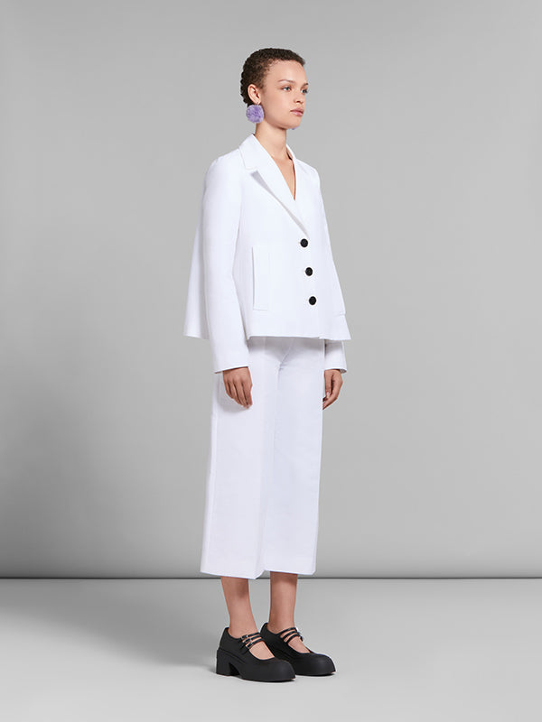 Marni | A-Line Cady Jacket in White