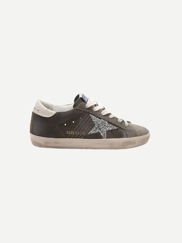 Golden Goose | Super-Star Sneakers in Olive Night