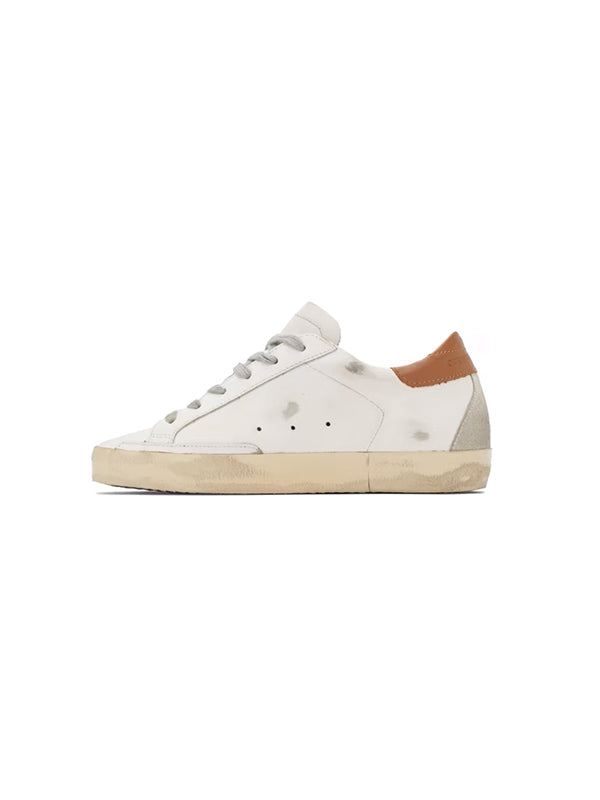 Golden Goose | Super-Star Snealers in Tan Leather