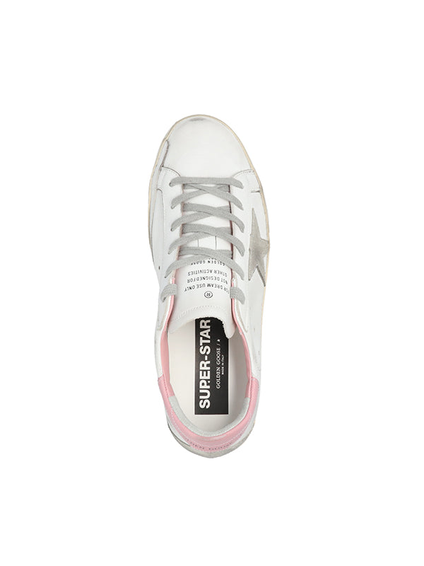 Golden Goose | Super-Star Sneakers in Grey and Pink