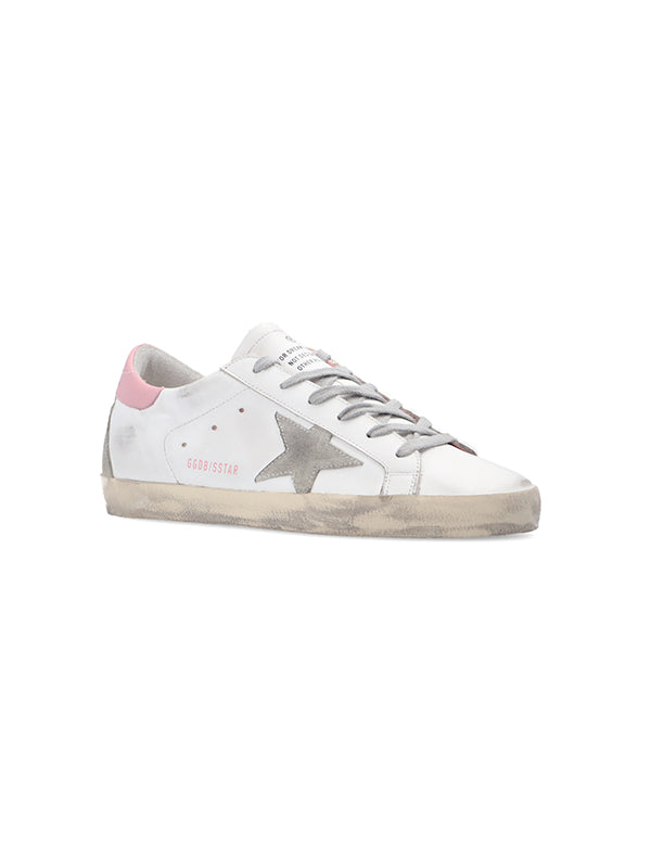 Golden Goose | Super-Star Sneakers in Grey and Pink