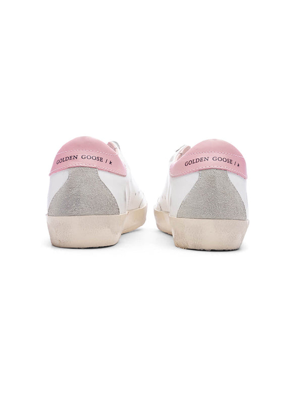 Golden Goose | Super-Star Sneakers in Grey and Pink