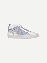 Golden Goose | Mid-Star Silver Net with Glitter Wave