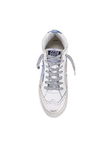 Golden Goose | Mid-Star Silver Net with Glitter Wave