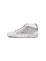 Golden Goose | Mid-Star Silver Net with Glitter Wave