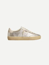 Golden Goose | Soul-Star Laminated Sneaker in Silver