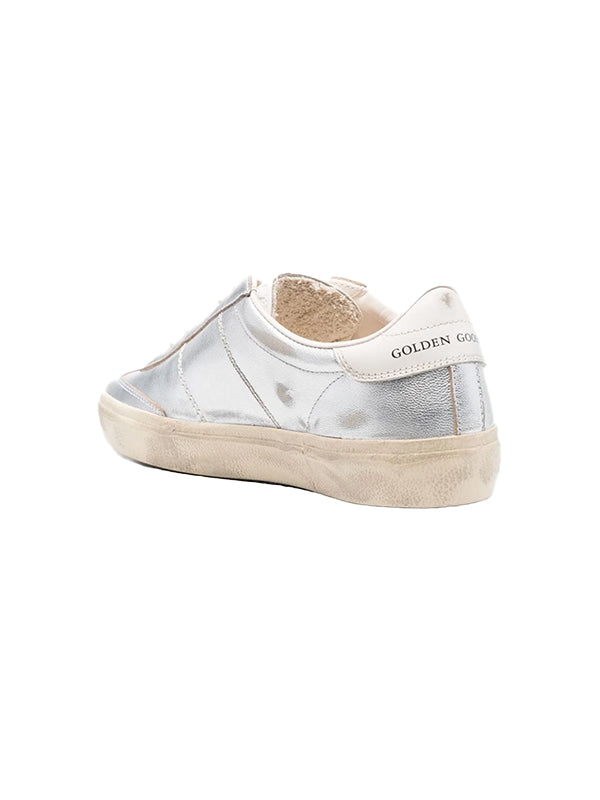 Golden Goose | Soul-Star Laminated Sneaker in Silver