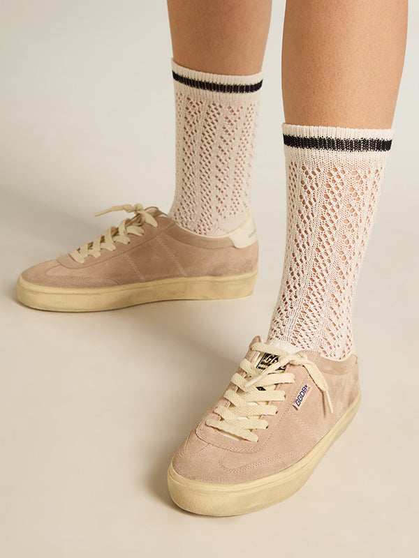 Golden Goose | Soul-Star Suede Sneakers in Pink