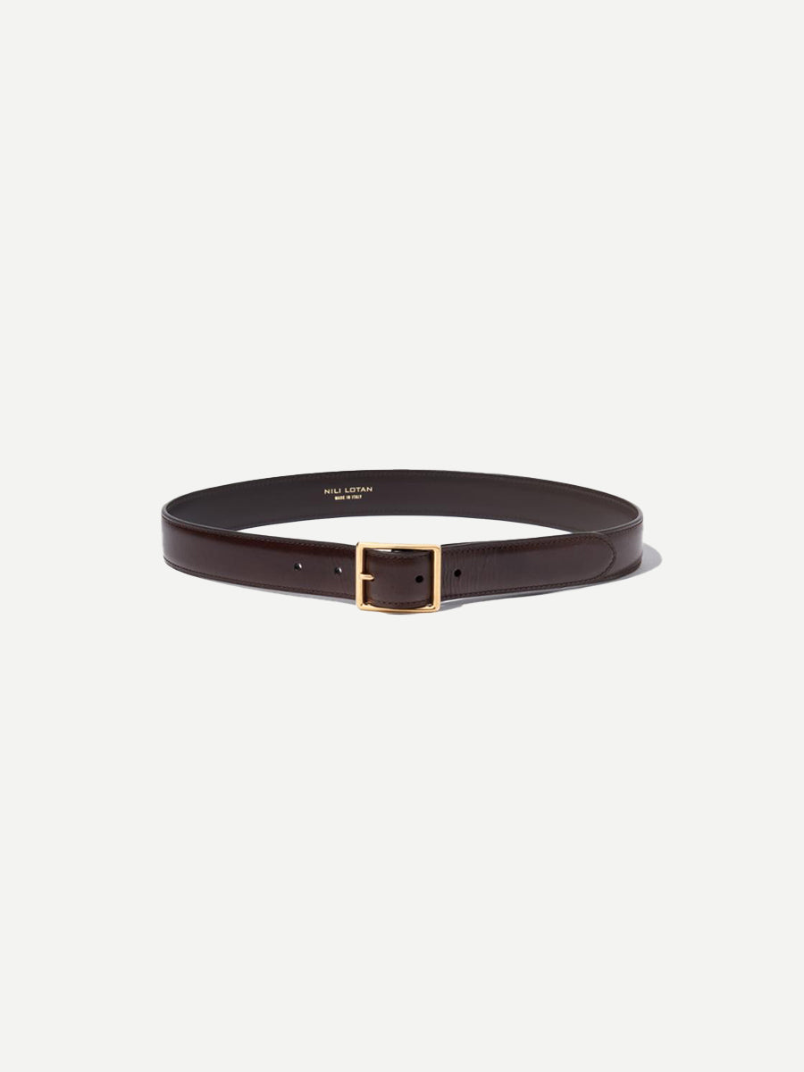 Nili Lotan | Gabrielle Belt in Espresso