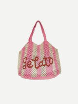 The Jacksons | Gelato Drew Bag in Rose Stripe