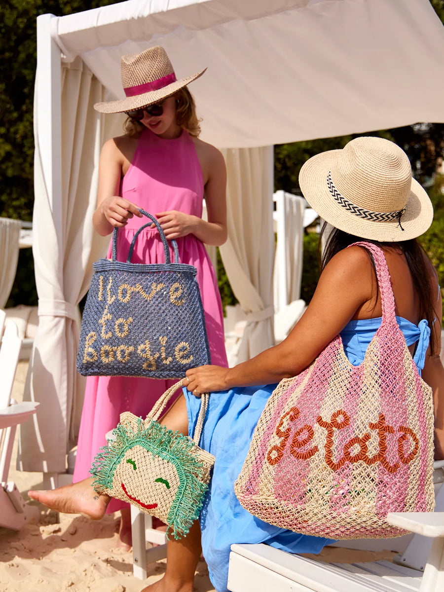 The Jacksons | Gelato Drew Bag in Rose Stripe