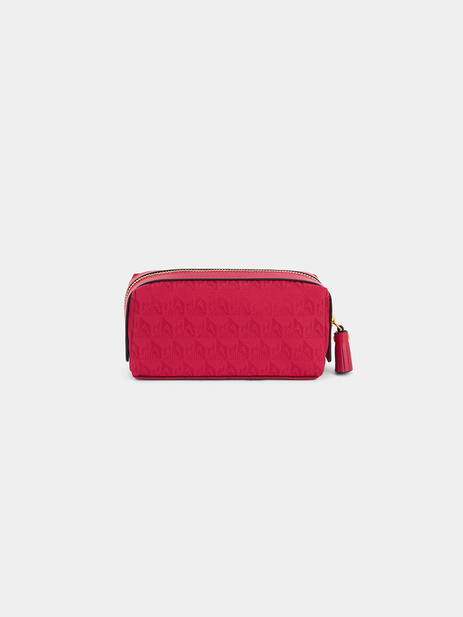 Anya Hindmarch | Girlie Stuff Pouch in AH Logo Magenta