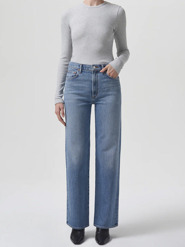 Agolde Harper Straight Jean in Flash