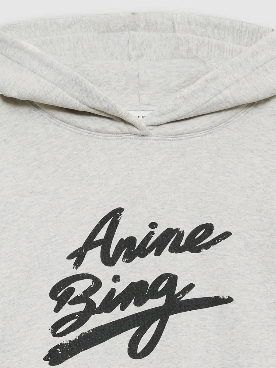 Harvey Sweatshirt Signature in Heather Grey