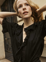 Henri Top in Black