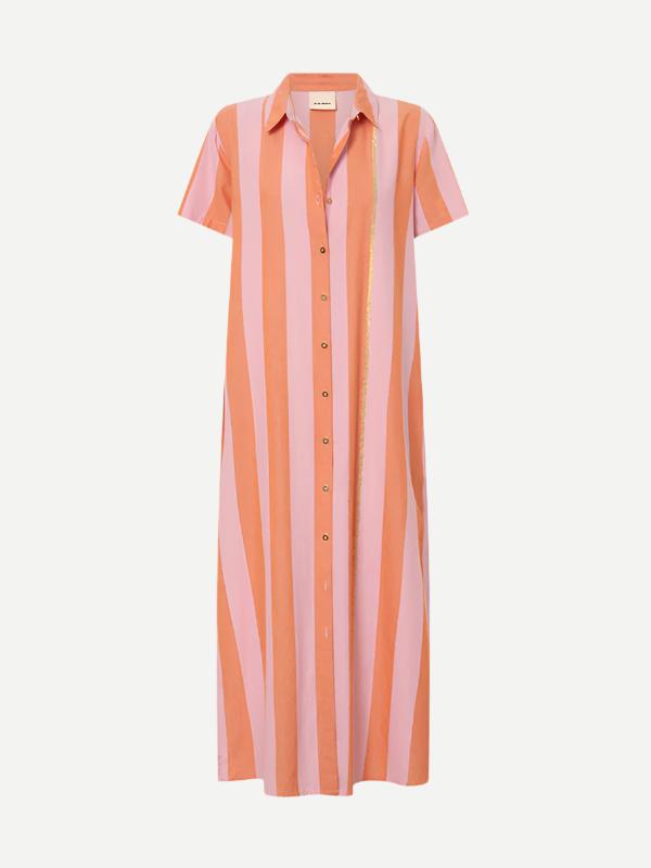 Hypnos Shirt Dress in Xora Stripe