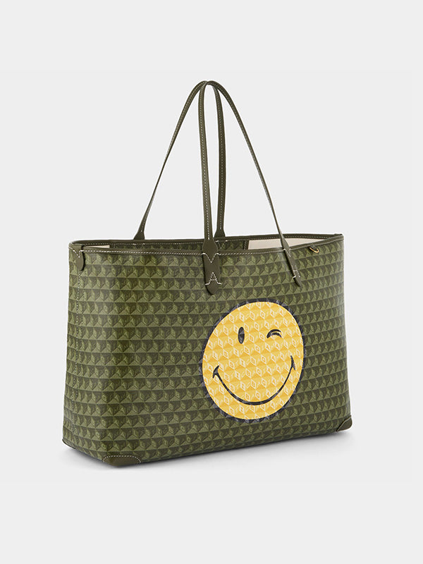 Anya Hindmarch | I am a Plastic Bag Tote Wink in Fern