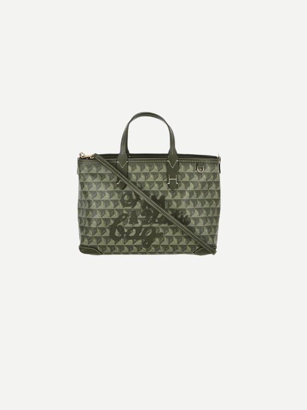 Anya Hindmarch | I am a Plastic Bag XS Motif Tote in Fern\