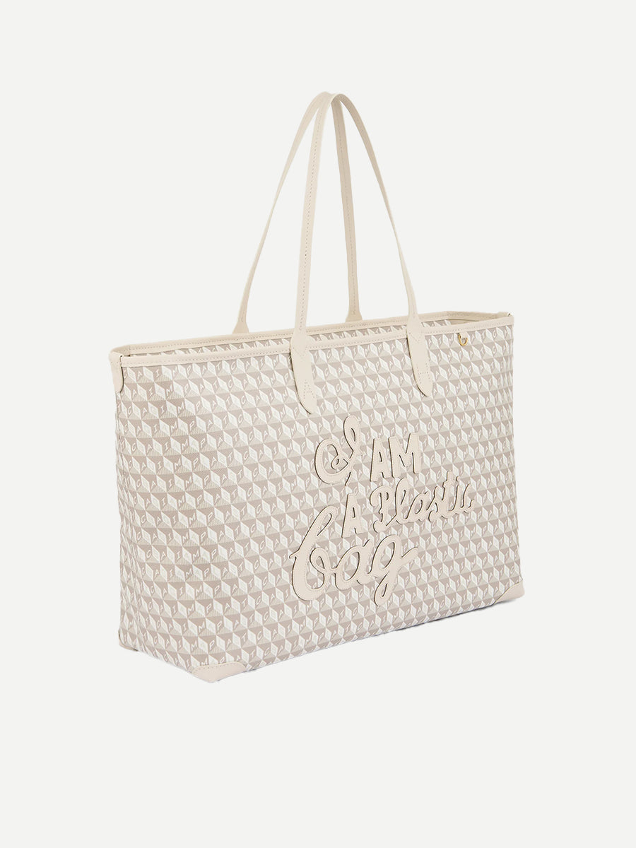 ANYA HINDMARCH | I am a Plastic Bag Zipped in Chalk