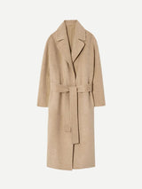 Nili Lotan | Jarel Wrap Coat in Hazelnut