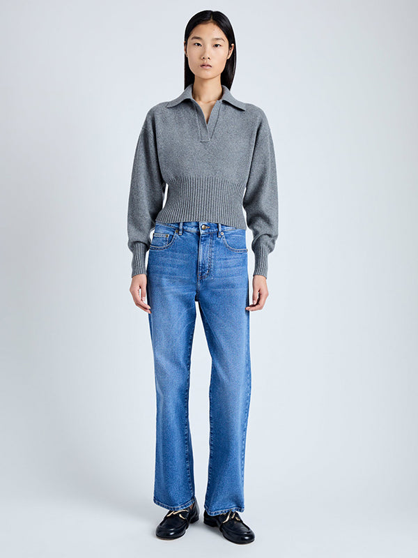 Proenza Schouler | Jeanne Sweater In Grey Melange