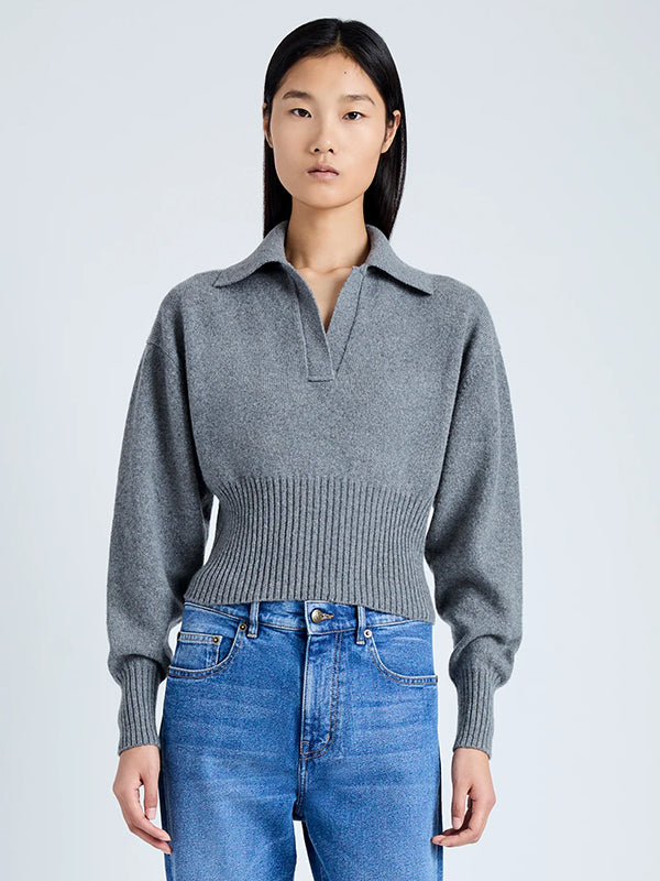 Proenza Schouler | Jeanne Sweater In Grey Melange