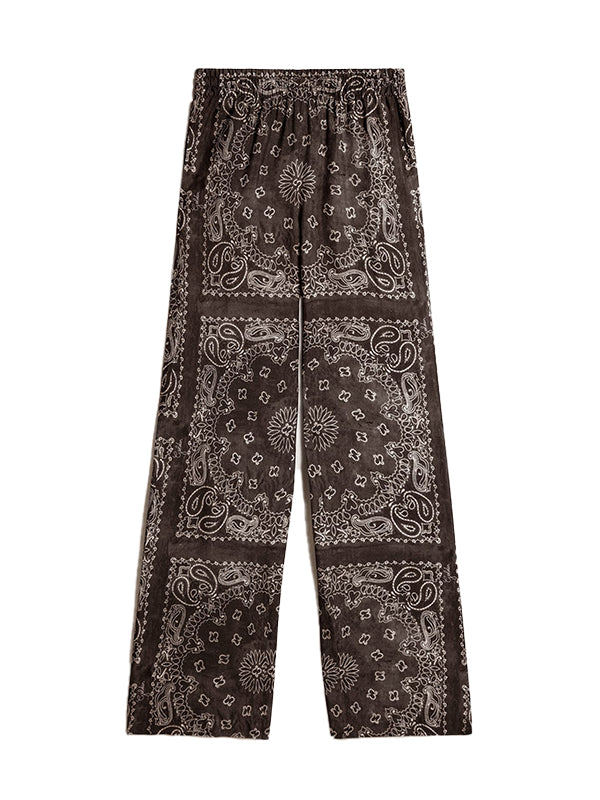 Golden Goose | Jogger Pant in Paisley Print Anthracite