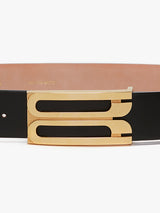 VICTORIA BECKHAM | Jumbo Frame Belt in Black