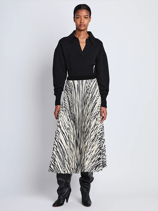 Proenza Schouler | Korine Skirt In Ecru Multi