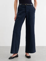 Nili Lotan | Leon Boy Pant in Midnight