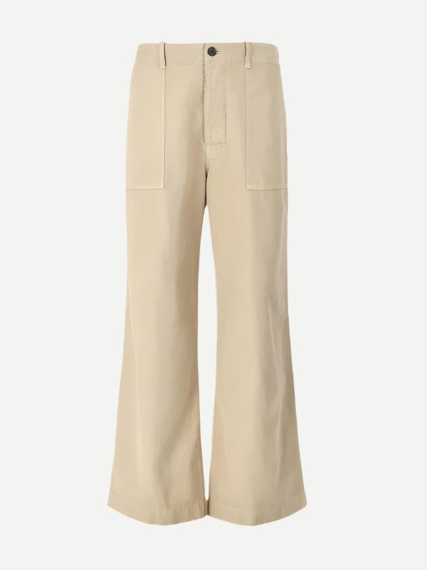 Nili Lotan | Leon Boy Pant in Sandstone