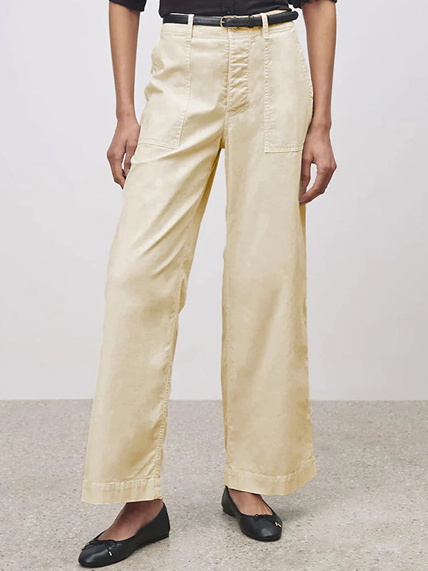 Nili Lotan | Leon Boy Pant in Sandstone