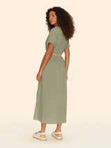 XIRENA | Linnet Dress in Green Army