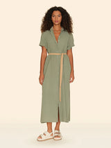 XIRENA | Linnet Dress in Green Army