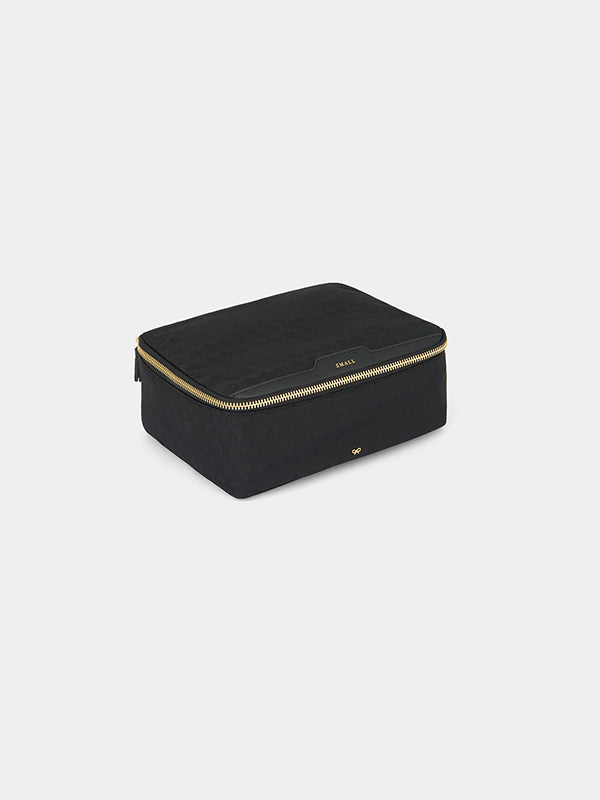 Anya Hindmarch | Logo Small Packing Cube in Black