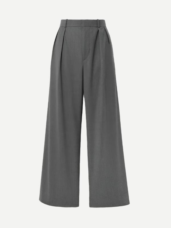 Wardrobe.NYC | Low Rise Trouser in Charcoal