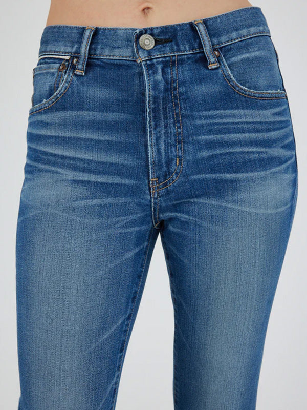 Moussy Vintage | MV Ballena Skinny Hi in Blue