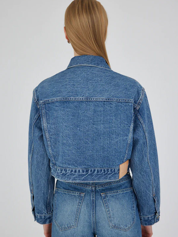 Moussy Vintage | MV Bayview Denim Zip Cropped Jacket