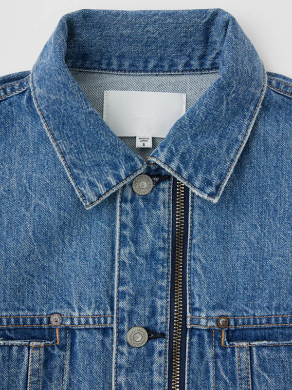 Moussy Vintage | MV Bayview Denim Zip Cropped Jacket