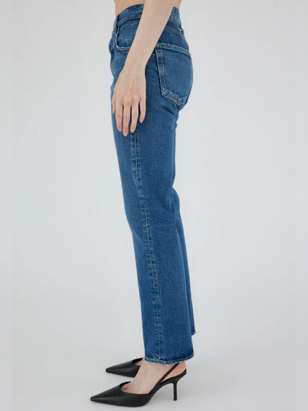 Moussy Vintage | MV Pettit Straight in Blue