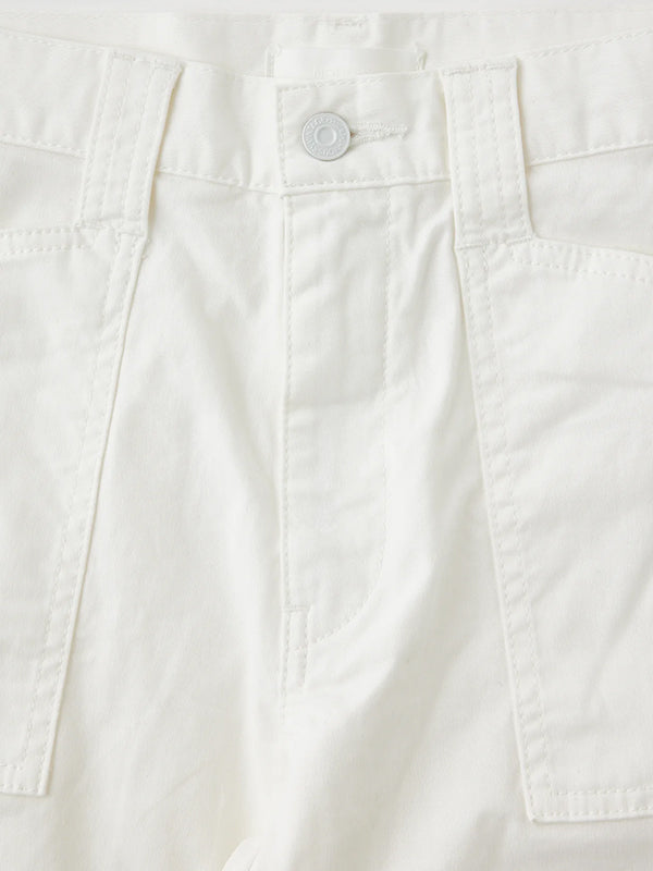 Moussy Vintage | MV Rancho Gusset Cargo Pants in White