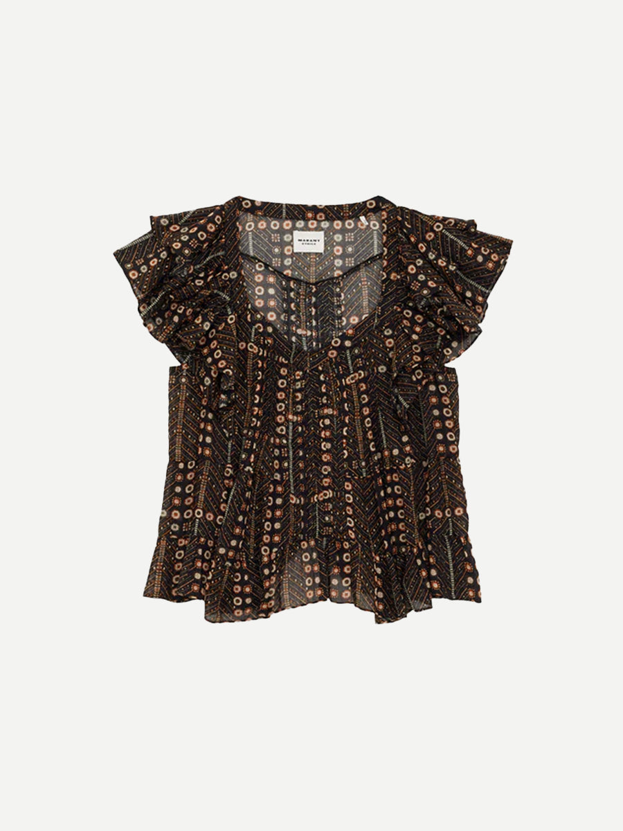 Marant Etoile | Madrana Top in Faded Black