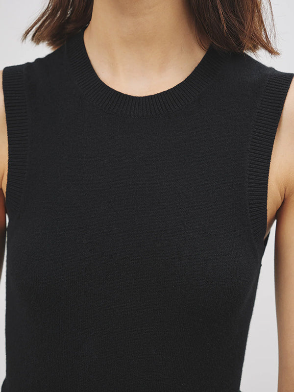 Nili Lotan | May Sweater Tank in Black