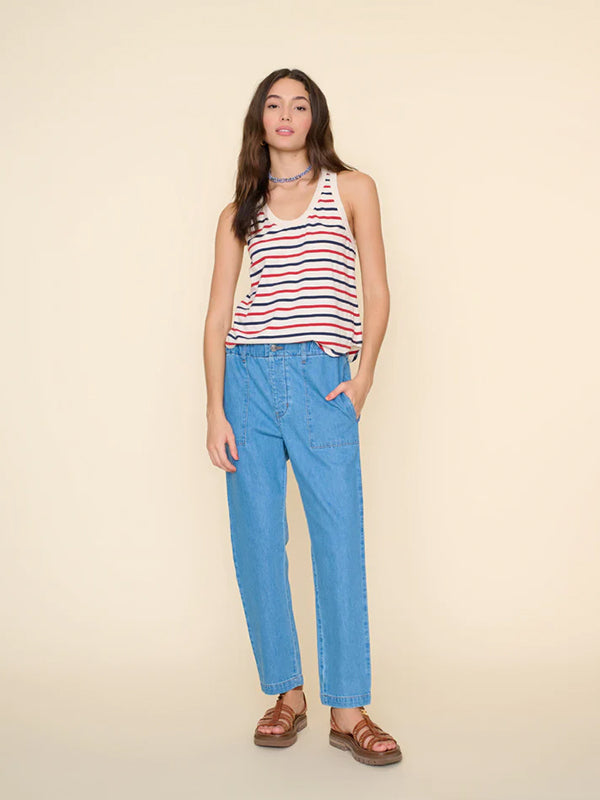 Xirena | Mercer Pant in Mid Blue