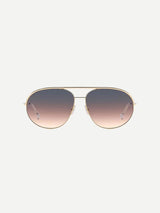 Isabel Marant | Metallic Aviators in Rose Gold