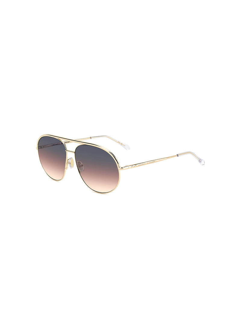 Isabel Marant | Metallic Aviators in Rose Gold